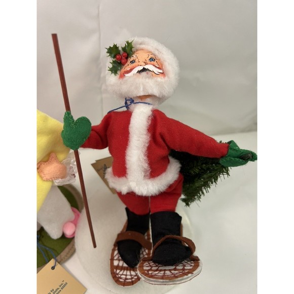 Lot Of 3 1994 Vintage ANNALEE Mobilitee Dolls‎ - Santa & Santa Grandma 8” NWT - Picture 5 of 12